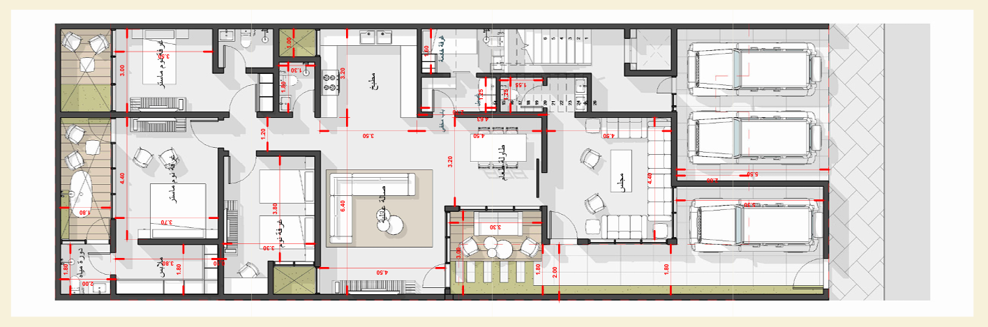 ڤيلا 2 /  دور أرضي - Image 1