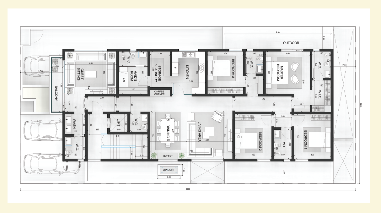 ڤيلا 1 / دور أول - Image 1
